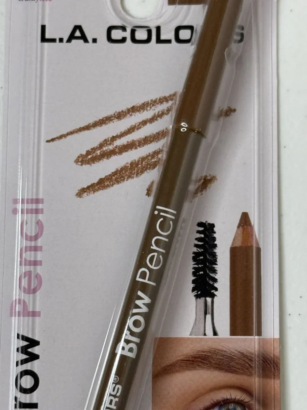 L.A. Colors Brow Pencil Dark Blonde C62131 With Spoolie New